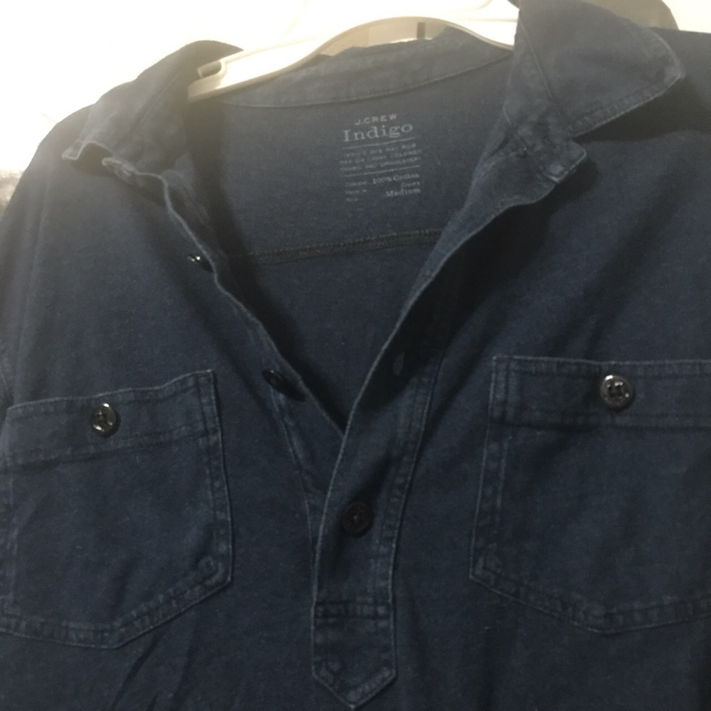 Denim like blue soft tee